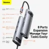 Baseus - USB 3.0 type-C HUB naar HDMI RJ45 - SD Reader PD - dockstation - splitter - voor MacBook ProHubs