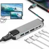 USB-C hub - multipoort adapter - splitter - USB 3 - HDMI - RJ45 PDHubs