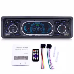 RadioRadio de coche Bluetooth Din 1 - AUX / TF / USB FM / MP3 - 60Wx4 - llamadas manos libres