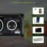 Autoradio Bluetooth Din 1 - AUX/TF/USB FM/MP3 - 60Wx4 - appel mains libres