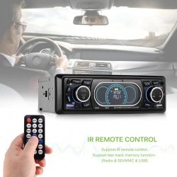 Autoradio Bluetooth Din 1 - AUX/TF/USB FM/MP3 - 60Wx4 - vivavoce