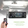 Autoradio Bluetooth Din 1 - AUX/TF/USB FM/MP3 - 60Wx4 - appel mains libres