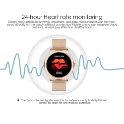 Inteligentny Smart Watch - tętno - ciśnienie krwi - wodoodporny - Android / IOSZegarki