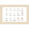 Inteligentny Smart Watch - tętno - ciśnienie krwi - wodoodporny - Android / IOSZegarki