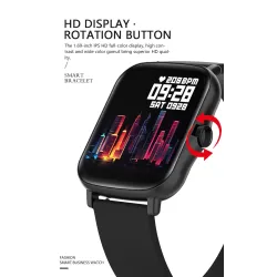 COLMI P8 Plus - 1,69 cala Smart Watch - GTS 2 - pełny dotyk - fitness tracker - monitorowanie snu - połączenia - wodoodpornyW...
