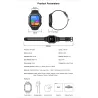 KOSPET ROCK - Smart Watch - Bluetooth - Android / IOS - wodoodporny - fitness tracker - ciśnieniomierzInteligentne zużycie