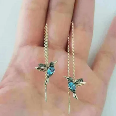Elegante oorbellen met een vogeltjeOorbellen
