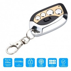 kebidu Wireless Auto Remote Control Duplicator 433MHz Frequency Adjustable Car Keychain with Battery for Car Alarm Motorcycle