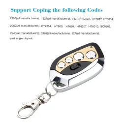 Wireless - auto remote control - duplicator - adjustable - with keychain - 433MHz