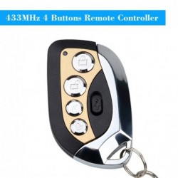 Llaveskebidu Wireless Auto Remote Control Duplicator 433MHz Frequency Adjustable Car Keychain with Battery for Car Alarm Moto...