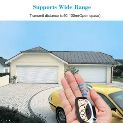 Wireless - auto remote control - duplicator - adjustable - with keychain - 433MHz