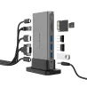 11 in 1 - USB C HUB Type-C naar multi HDMI RJ45 VGA - USB 3.0 / 2.0 - adapter - dockingstationSplitters