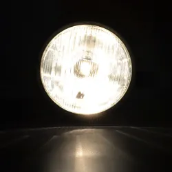 Luces6 1/2 "- lámpara de faro retro para motocicleta