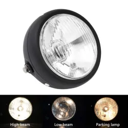 6 1/2" - Retro Motorradscheinwerferlampe