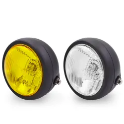 Luces6 1/2 "- lámpara de faro retro para motocicleta