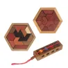 Geometric wooden puzzle - educational game