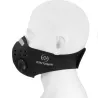 PM25 - masque protecteur buccal / facial - double valve d'air - anti bactérien / anti pollution