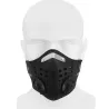 PM25 - masque protecteur buccal / facial - double valve d'air - anti bactérien / anti pollution