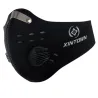 PM25 - masque protecteur buccal / facial - double valve d'air - anti bactérien / anti pollution
