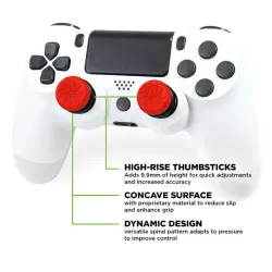 Handgriffkappen - Extender - für Playstation 4 Controller - 2 Stück