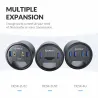 Desktop doorvoertule - USB 3.0 HUB type-C - high speed splitter - met SD / TF / hoofdtelefoon / microfoon adapter - voor PCHubs