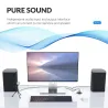 Tischdurchführung - USB 3.0 HUB Typ-C - High Speed Splitter - mit SD / TF / Kopfhörer / Mikrofon Adapter - für PC