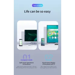Baseus - stacja dokująca - ładowarka z podstawką - HUB typu C do HDMI - dla Samsung S20 S10 / Huawei P30Ładowarki