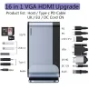 Baseus USB C HUB Type C to HDMI-compatibe RJ45 VGA SD/TF Reader USB 3.0 PD Power Adapter 17 in 1 Docking Station For Macbook pro