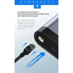 Baseus USB C HUB Type C to HDMI-compatibe RJ45 VGA SD/TF Reader USB 3.0 PD Power Adapter 17 in 1 Docking Station For Macbook pro