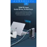 Baseus - USB-C 3.0 / HUB type-C to HDMI - RJ45 VGA SD / TF - power adapter - 17 in 1 docking station for Macbook Pro