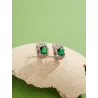 AretesEarrings For Women Shining Clear Cubic Zirconia Romantic Rose Gold Copper Earring Anniversary Fashion Jewelry