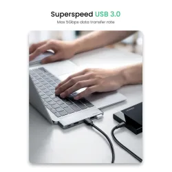 UGREEN - USB C HUB dual type-C to multi USB 3.0 4K HDMI - adapter Thunderbolt 3 - for MacBook Pro AirHubs