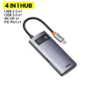 Baseus - USB C HUB USB typ-C - multi HUB 3.0 - Ethernet - rozdzielacz - przejściówka - do Macbooka / SamsungaHuby