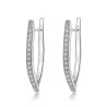 Earrings Hot Luxury V Shape Earrings 5A Cubic Zirconia Earrings For Women Fashion Jewelry Cute Wedding Earrings