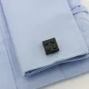 Block cufflinks muti-color bricks design