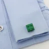Classic cufflinks - multicolor bricks design