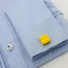 Classic cufflinks - multicolor bricks design