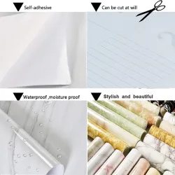 Decoratief marmer behang - voor meubels / muur - waterdicht - 6MMeubels