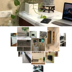 Decorative marble wallpaper - for furniture / wall - waterproof - 6M