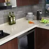 Tapeta dekoracyjna - naklejka ścienna / meblowa - samoprzylepna - wodoodporna - marmurowy żwirMeble