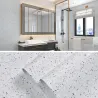 Waterproof PVC Wallpaper Marble Gravel Wall Sticker For Kitchen Cabinet Countertop Self-adhesive Contact Paper Decor