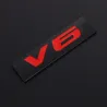 Pegatinas3D metal car sticker - engine size emblem - V6 - V8