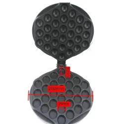 Electric bubble waffle maker - non-stick pan - 110V / 220VBakeware