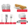 Electric bubble waffle maker - non-stick pan - 110V / 220VBakeware