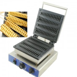 Directly factory price CE approved 110V/220V commercial 4pcs Lolly Waffle Maker Custom Plate and stick waffle maker machine