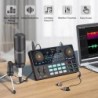 LITE AM200-S1 - All-in-One-Mikrofon - Mixer-Kit - Audio-Interface - mit Kondensatormikrofon / Ohrhörern