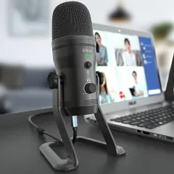 FIFINE - opnamemicrofoon - podcast - USB - voor PC / PS4 / MacMicrofonen