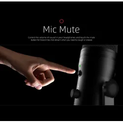 FIFINE - recording microphone - podcast - USB - for PC / PS4 / MacMicrophones
