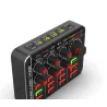 Microfoonmixer - podcaster - digitaal - 12 geluid audio-effectMicrofonen