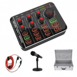 Microphone mixer - podcaster - digital - 12 sound audio effect